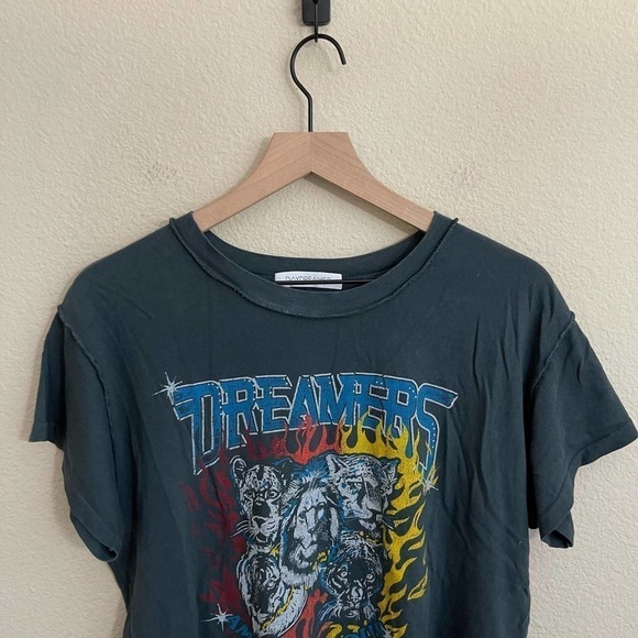 Daydreamer Dreamers American Tour 1976 Reverse Girlfriend Tee Vintage Black M - Picture 5 of 11